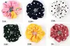 Scrunchie Ponytail Scrunchy Headband Hairbands Vintage Floral Hair Rope Striped Plaid Polka Dot Headdress Houndstooth Hair Accesorios A6092