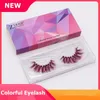 새로운 9D 밍크 속눈썹 다채로운 밍크 속눈썹 연장 섹시한 극적인 거짓 속눈썹 가짜 눈 속눈썹 메이크업