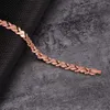 Vinterly Pure Copper Bracelets for Women Vintage Chain Health Energy Magnetic Bracelets & Bangles for Arthritis Women Jewelry222e