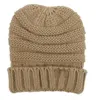 Parents enfants tricoté chapeaux bébé mamans hiver tricoté chapeaux chaud à la mode bonnets Crochet casquettes en plein air Slouchy bonnets YD0419