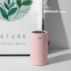 H2O 750ML Capacity Ultrasonic Air Humidifier 2000mAh Battery Portable Water Diffuser Night Light Desktop Mini Sprayer Mist Maker2187653