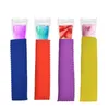 Neoprene Ice Popsicle Sleeve White Popsicle Holder 부동수 적재 커버 단열재 여름 아이스 팝 커버 승화 DIY 사용자 정의