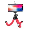 Mini Flexible Sponge Octopus Tripod for iPhone Samsung Xiaomi Huawei Mobile Phone Smartphone Tripod With Bluetooth Remote Shutter