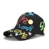 Summer Hip Hop Baseball Caps Love Letters Men Women Hats Handwriting Pattern Hats Letters Snapback Caps5247782