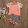 Kids Designer Clothes Girls Summer Mesh Tracksuits Suspenders Blouse Shorts Sportsuit Crop Tops Smock Pants Outfits Work Out Sportwear B7579