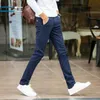 Men Pants Slim Fit Black Red Pantalon Hombre Straight Casual Men Pants Summer Cotton Chinos Male Trousers Office252O