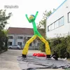 Utomhusannonsering Uppblåsbara Clown Sky Dancer 6m Giant Air Tube Man med 2 Ben För Business Promotion Event