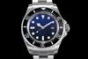 Orologio da uomo/donna Rolaxes da uomo con lunetta in ceramica SEA-Dweller 126660 impermeabile 300 m in acciaio zaffiro con chiusura a scorrimento di lusso meccanica