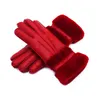 Fashion-Women High Quality Leather Gloves Women Wool Gloves Free Shipping Quality Assurance - lengthened