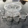 10mm 15mm 18mm 20mm 25mm Flat Top Bottom Thermische koekenpan Quartz Phat Bowl Insert Drop voor L XL XXL Dikke Domeless Banger Nail8769927