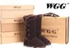 WGG – bottes hautes classiques de styliste pour femme, bottes de neige et d'hiver en cuir, de haute qualité, nouvelle collection 2020