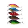 HENGJIA haute qualité dur 3D yeux 5 couleur 6.5 CM/8.4G plastique SHAD CRANKBAIT pêche appât dur leurres crochet de pêche 10 pièces