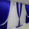 3M High x6M Wide Wedding Backdrop with Swags Event and Party Fabric Beautiful Wedding Backdrop Curtains