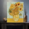 Pittura a olio a mano su tela per cucina camera da letto decorazione della parete Decorazione still life vaso con dodici girasoli, 1888 Vincent van Gogh Nessuno incorniciato