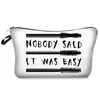 Toiletry Bag Digital Bride Makeup Bags Letters Digital Printing Wedding Cosmetic Bag Makeup Pouch Gift Bag for Brides