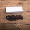 W80 Pocket Folding Knife 3Cr13 Black Drop Point Blade Aluminum + Steel Handle Outdoor Camping Survival Fold Knives