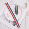 Népal arc-en-ciel lesbiennes Gays bisexuels transgenres Bracelets pour femmes filles fierté tissé tressé bracelet hommes Couple amitié LGBT bijoux