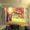 beau paysage fonds d'écran d'or automne or arbre fonds d'écran fond peinture décorative
