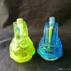 Cachimba de pato Venta al por mayor Bongs de vidrio Quemador de aceite Tubos de agua de vidrio Plataformas petroleras Fumar