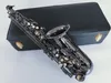 Новое реальное качество изображения A-901 E-бемоль Альт-саксофон Черный никель-золото музыкальные инструменты Супер играет профессионально