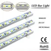 U/V 5050 Barra de LED Luz branca quente 36 led 0,5m SMD LED de gabinete LED rígido tira rígida DC 12V LED LED HARD TRIP