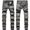 Men Fashion Painted Denim Trousers Multi Color Sretch Printed Jeans Pants For Male Plus Size 29-42323I