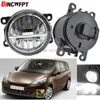 2x Left Right Front Fog Lights For Renault Grand Scenic 2004-2015 Car Styling Super Bright Fog Lamps Light