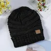 Autumn and winter knit hat wool hat warm simple adult cuffed head cap variety of colors XD22230