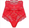 Red Amazing Sexy Mutandine Donna Vita alta Perizoma in pizzo e G Strings Intimo Donna Scava fuori Mutande Imitazione Lingerie