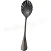 Shell-Shaped Coffee Spoon Stainless Steel Strring Scoop Teaspoon Dessert Spoons Tableware Party Decoration Cutlery Bar Tool GGA1437