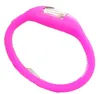 Kids Gift Mini Anion Pedometer Silicone Fitness Tracker Wristband Candy Color Rubber Bracelet pedometer Portable For Outdoor Sport Xmas