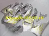 Motorcykel Fairing Kit för Honda CBR900RR 919 98 99 CBR 900RR CBR900 1998 1999 ABS Golden Flames Silver Fairings Set + Presenter HS22
