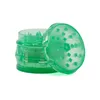 Newest 4 Layer 60mm Herb Grinder Colorful Plastic Crusher Herbal Spice Grinders Tobacco Storage Case for twisty glass blunt