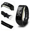 S2 Smart Armband Hjärtfrekvens Monitor IP67 Vattentät Fitness Tracker Smart Watch Bluetooth Färgskärm Smart Armbandsur för Android iPhone