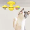 Pet Toys Cat Puzzle Turning Windmill Toy Turntable Teasing Tickle Cats Hair Brushs Play Game Cat Supplies Pet Accessory5905751