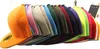 20 cores lisas sólidas de boa qualidade Em branco Snapback Chapéus sólidos Bonés de beisebol Bonés de futebol Basquete ajustável Preço barato limite dc209