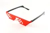 Amuse Sonnenbrille Pixel Code Pixel Thug Life Sonnenbrille Quadratisches Element Coole lustige Brillen 3 Farben Großhandel