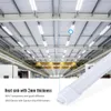 65W R17D LED Tube T8 8FT LED T8 Light 45 W 96 '' 8 stóp Light V W Kształcie podwójny wiersz 65W R17D LED