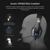 ONIKUMA K12 USB Gaming Headset Headphones HD Stereo Noise Canceling Headphone With Plugable Mic For PS4 XBox PC Computer Laptop Phone Gamer