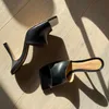 2020 neue Design Hausschuhe Leder Frauen Stylist Sandale Offene spitze Flache Beiläufige Rutschen Sommer Im Freien Strand Weibliche Flip-Flops