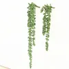 Plantes artificielles vertes suspendues 37-48cm, décoration de jardin de maison, Arrangement floral, fausses plantes, grands bonsaï succulents