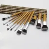 Bamboo Handle Makeup Brushes Set Professional Cosmetics Brush Kits Foundation Founds Doeshadow Brushes Kit Make Up Tools 11pcSet RRA1621686708