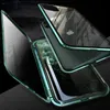 Mobiltelefonfodral Flip Magnetic Adsorption Anti-Peeping Full Hempered Glass Case for iPhone Pro Max XR XS X 8 7 6 Plus 12 13 Mini 15 14 JE1F