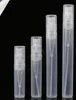 Wholesale 2 ml plastic clear spray perfume bottle atomizer empty cosmetic perfume container tube