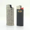 Nyaste Portable Lighter Case Armor Ärm Hållare Skal Skal Innovativ Design Mönster Hudhölje För Cigarett Rökning Verktyg Hot Cake DHL