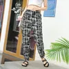 2018 Nowy styl etniczny Czeski Tajlandia Latarnia Spodnie Plażowe Spodnie Kobieta Lato Bawełniany Jedwabny Harem Casual Cienki Vintage