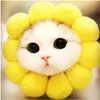 Huisdier hoed leeuw eland zon bloem hoofd cover verjaardag bichon hond hoed teddy bunny oorbeschermers kat hoed hoofddeksels