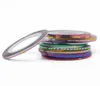 Tudo para unhas 30 unidades conjunto de fita listrada linha de decoração de unhas adesivos DIY adesivos de cores misturadas rolls1659513