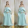 Azziosta Unique Design Prom Jurken Strapless Lange Formele Avondjurk Ruffles Partyjurken Robe de Soiree Abendkleider