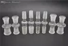 Glass drop down adapter wholesale adapters for bongs 18 mm to 14 mm with male female grinding mouth clear joint hotest glass adapter